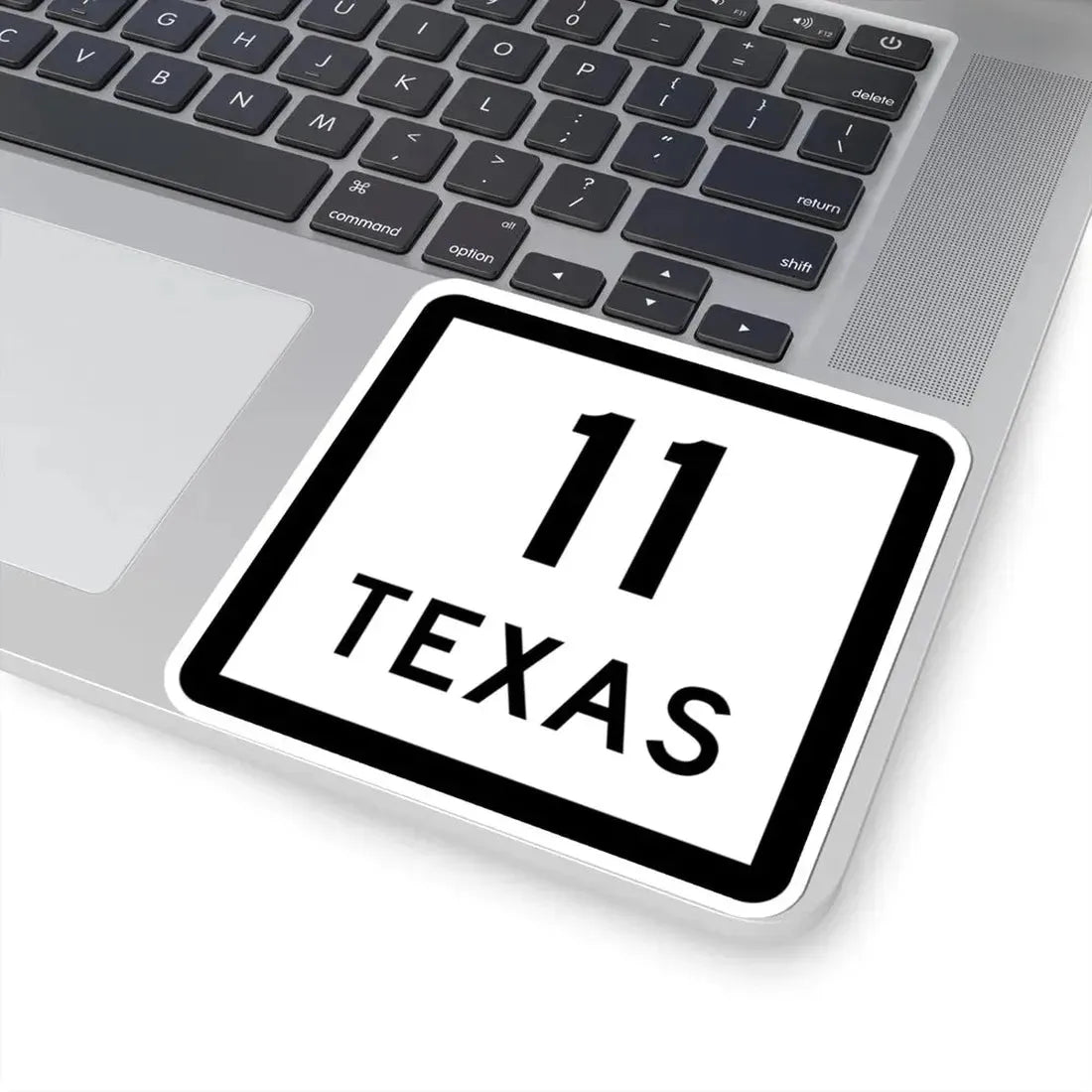 Texas 11 (Texas) (Road Sign) STICKER Vinyl Kiss-Cut Decal - The Sticker Space