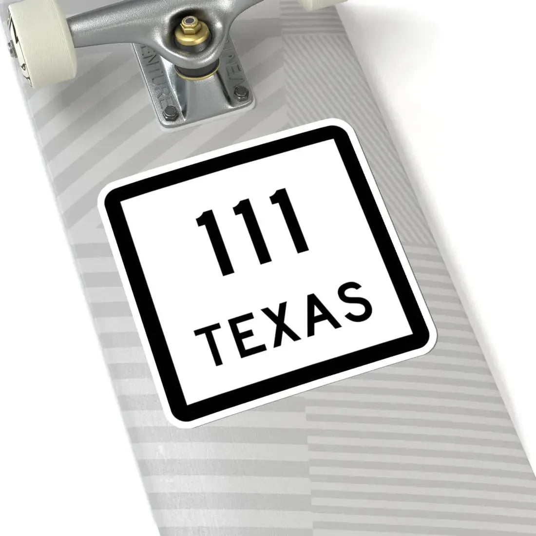 Texas 111 (Texas) (Road Sign) STICKER Vinyl Kiss-Cut Decal - The Sticker Space