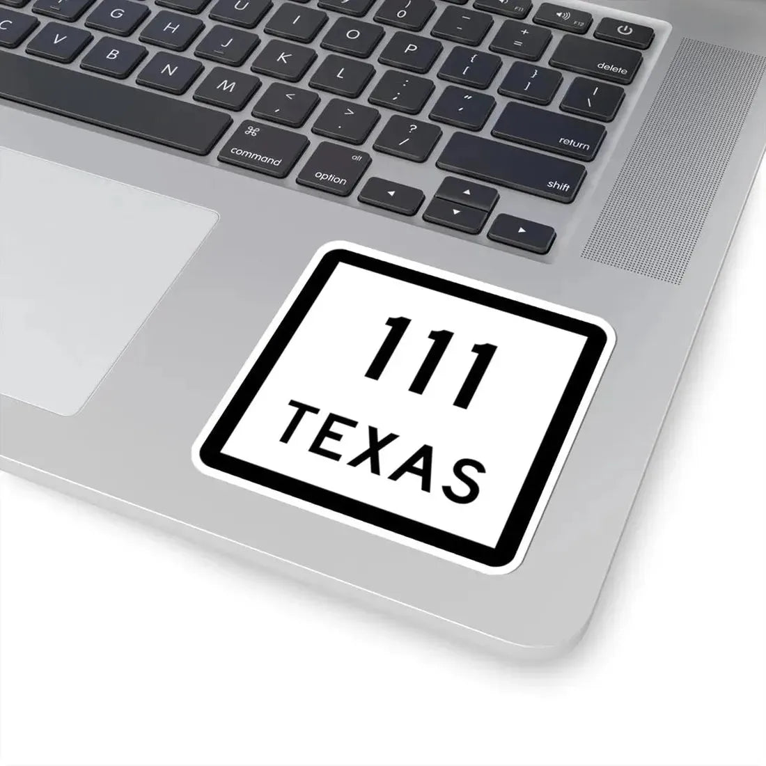Texas 111 (Texas) (Road Sign) STICKER Vinyl Kiss-Cut Decal - The Sticker Space