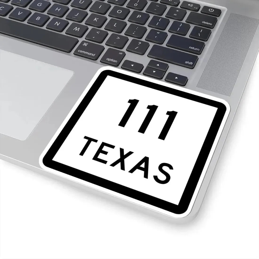 Texas 111 (Texas) (Road Sign) STICKER Vinyl Kiss-Cut Decal - The Sticker Space