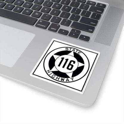 Texas 116 1935 (Texas) (Road Sign) STICKER Vinyl Kiss-Cut Decal - The Sticker Space