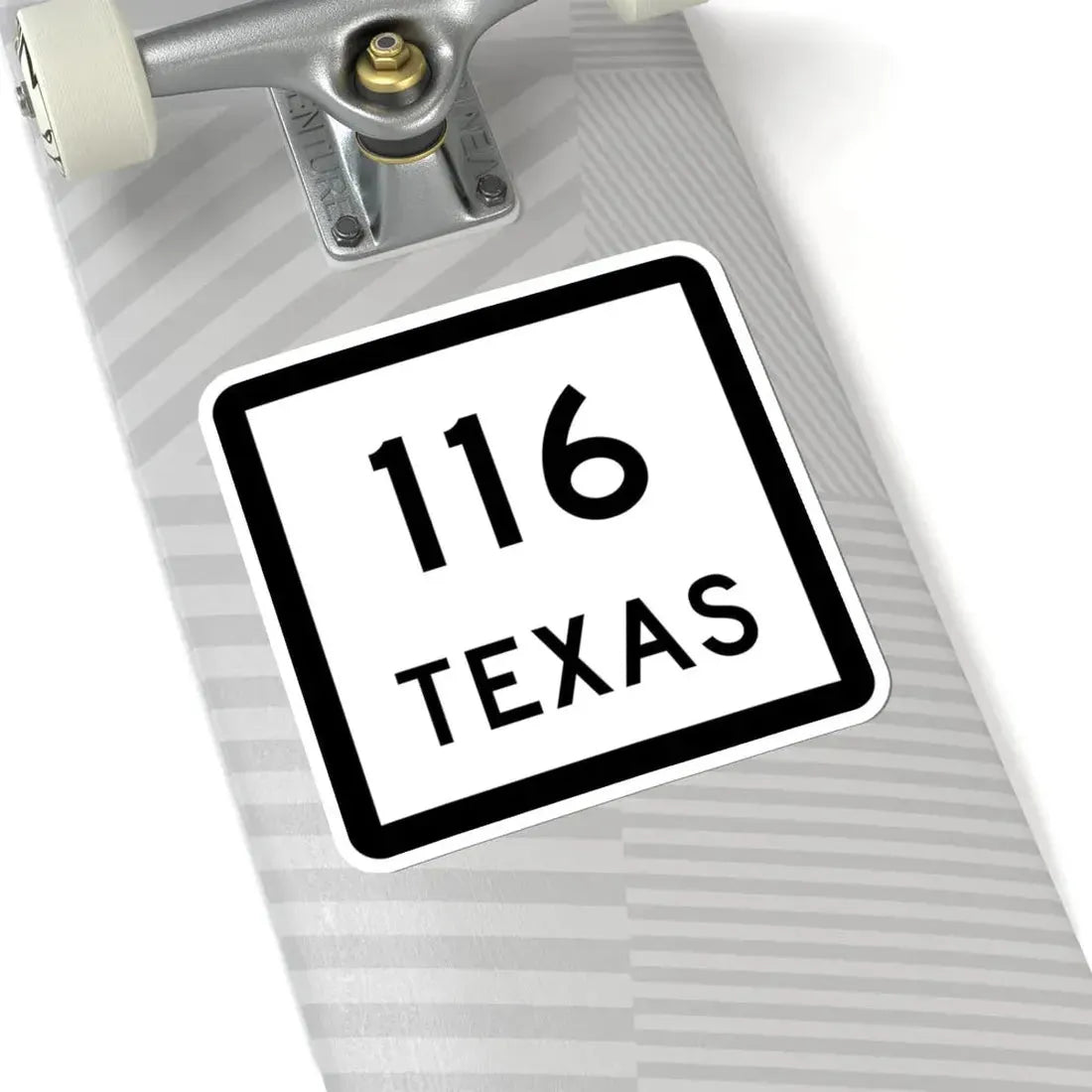 Texas 116 (Texas) (Road Sign) STICKER Vinyl Kiss-Cut Decal - The Sticker Space