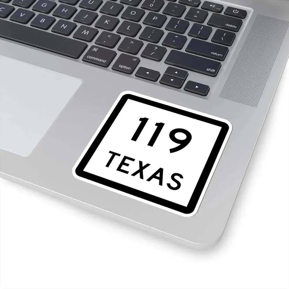 Texas 119 (Texas) (Road Sign) STICKER Vinyl Kiss-Cut Decal - The Sticker Space