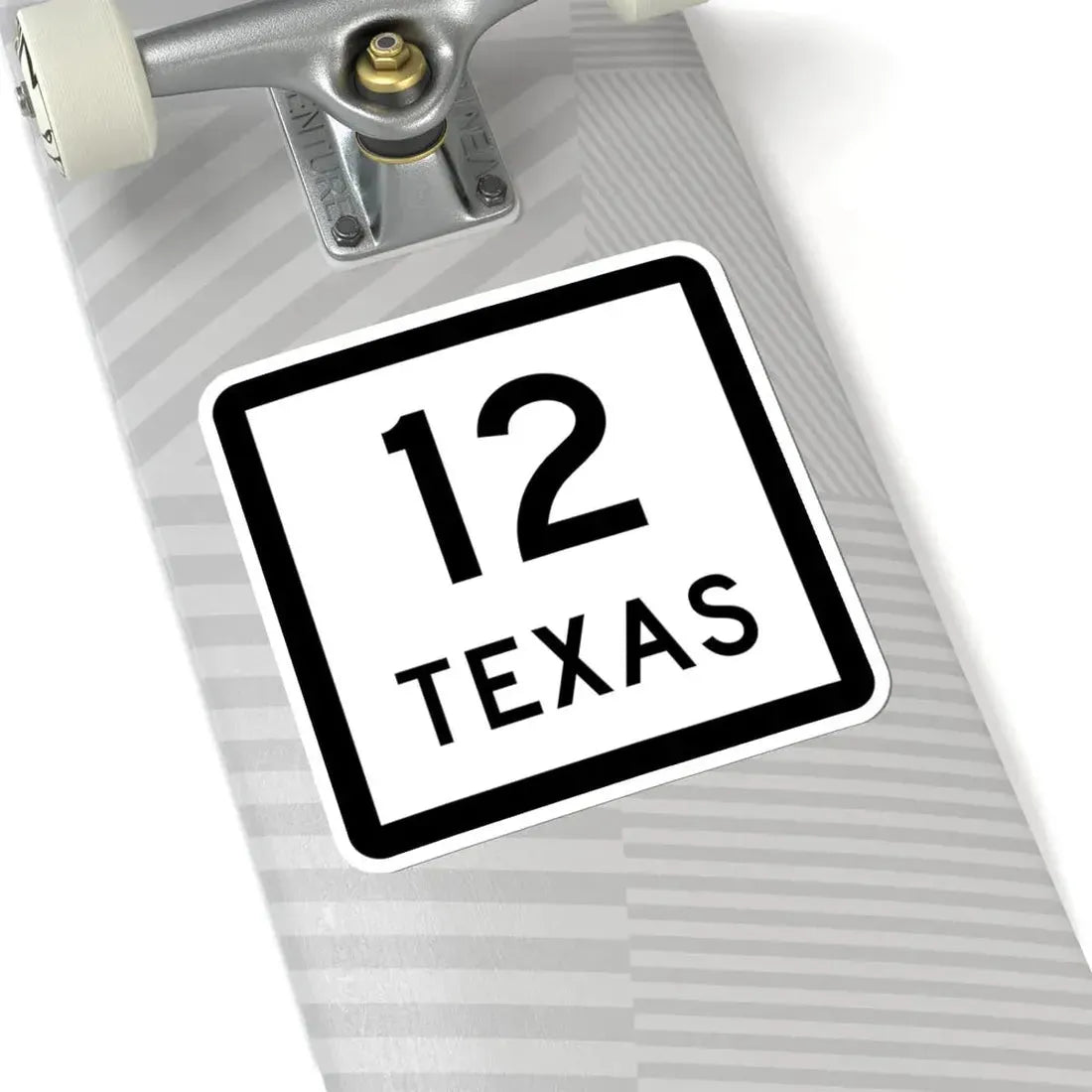 Texas 12 (Texas) (Road Sign) STICKER Vinyl Kiss-Cut Decal - The Sticker Space