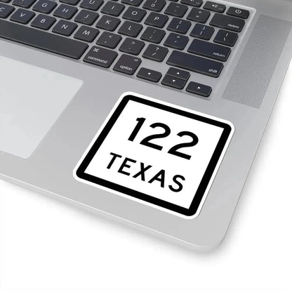 Texas 122 (Texas) (Road Sign) STICKER Vinyl Kiss-Cut Decal - The Sticker Space