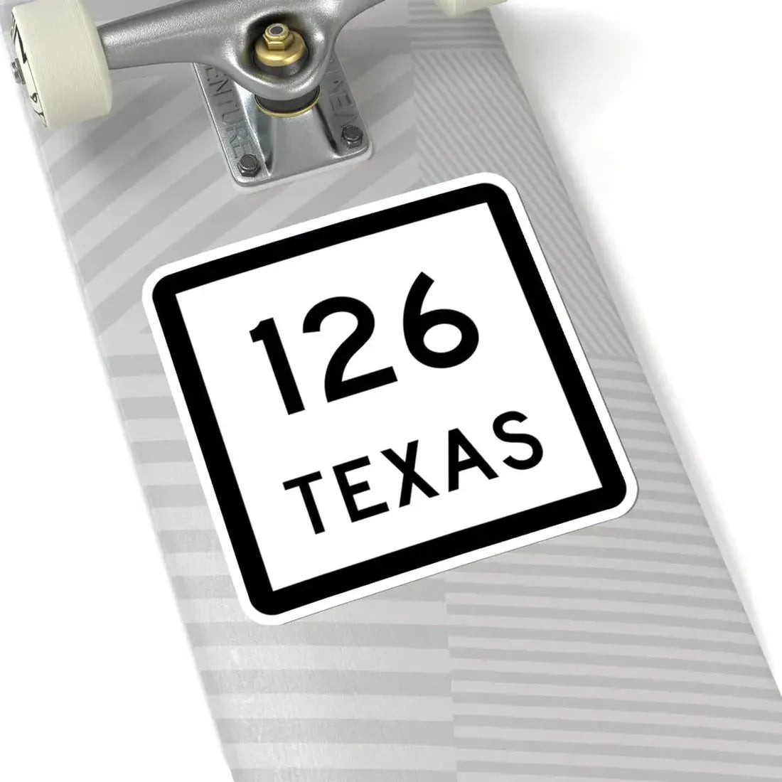 Texas 126 (Texas) (Road Sign) STICKER Vinyl Kiss-Cut Decal - The Sticker Space