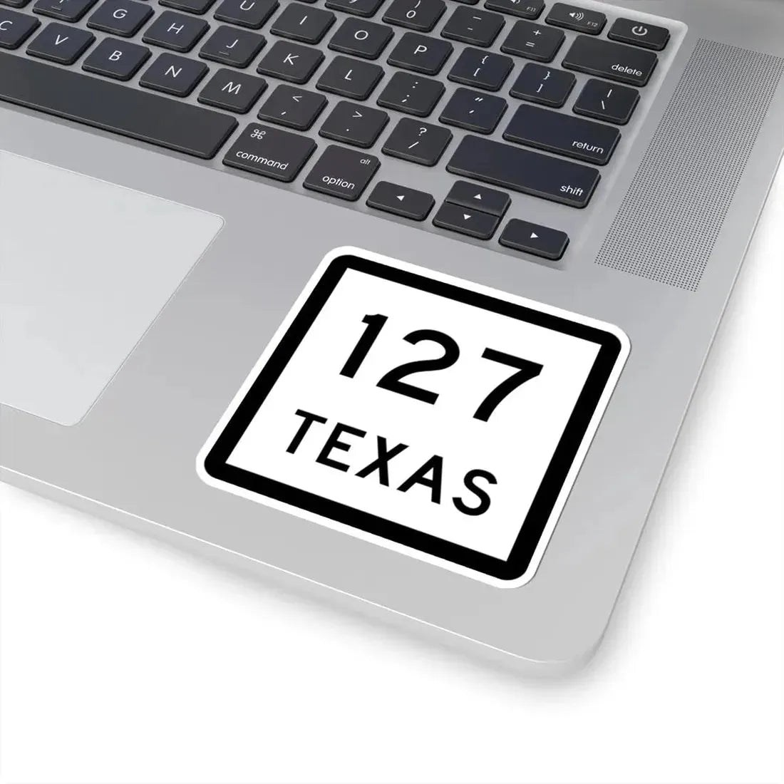 Texas 127 (Texas) (Road Sign) STICKER Vinyl Kiss-Cut Decal - The Sticker Space