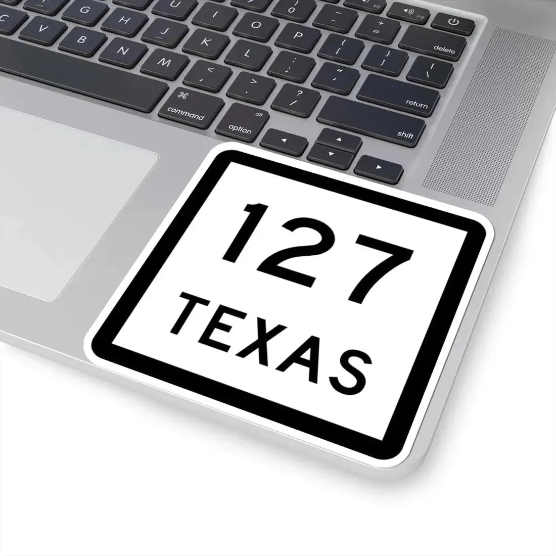 Texas 127 (Texas) (Road Sign) STICKER Vinyl Kiss-Cut Decal - The Sticker Space
