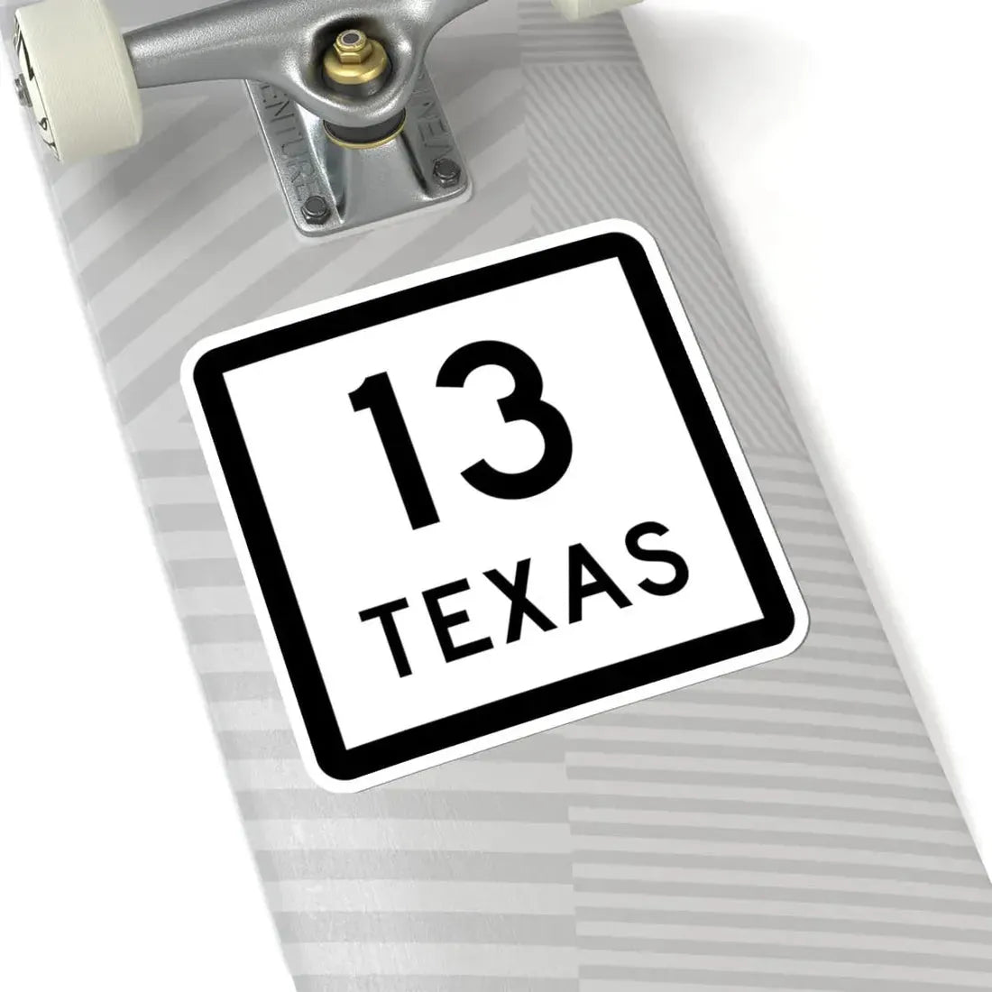 Texas 13 (Texas) (Road Sign) STICKER Vinyl Kiss-Cut Decal - The Sticker Space