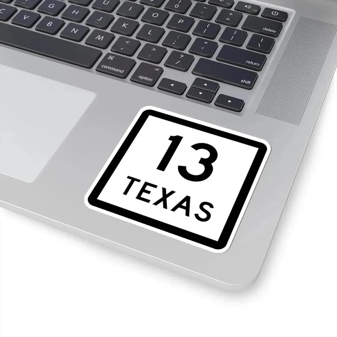 Texas 13 (Texas) (Road Sign) STICKER Vinyl Kiss-Cut Decal - The Sticker Space