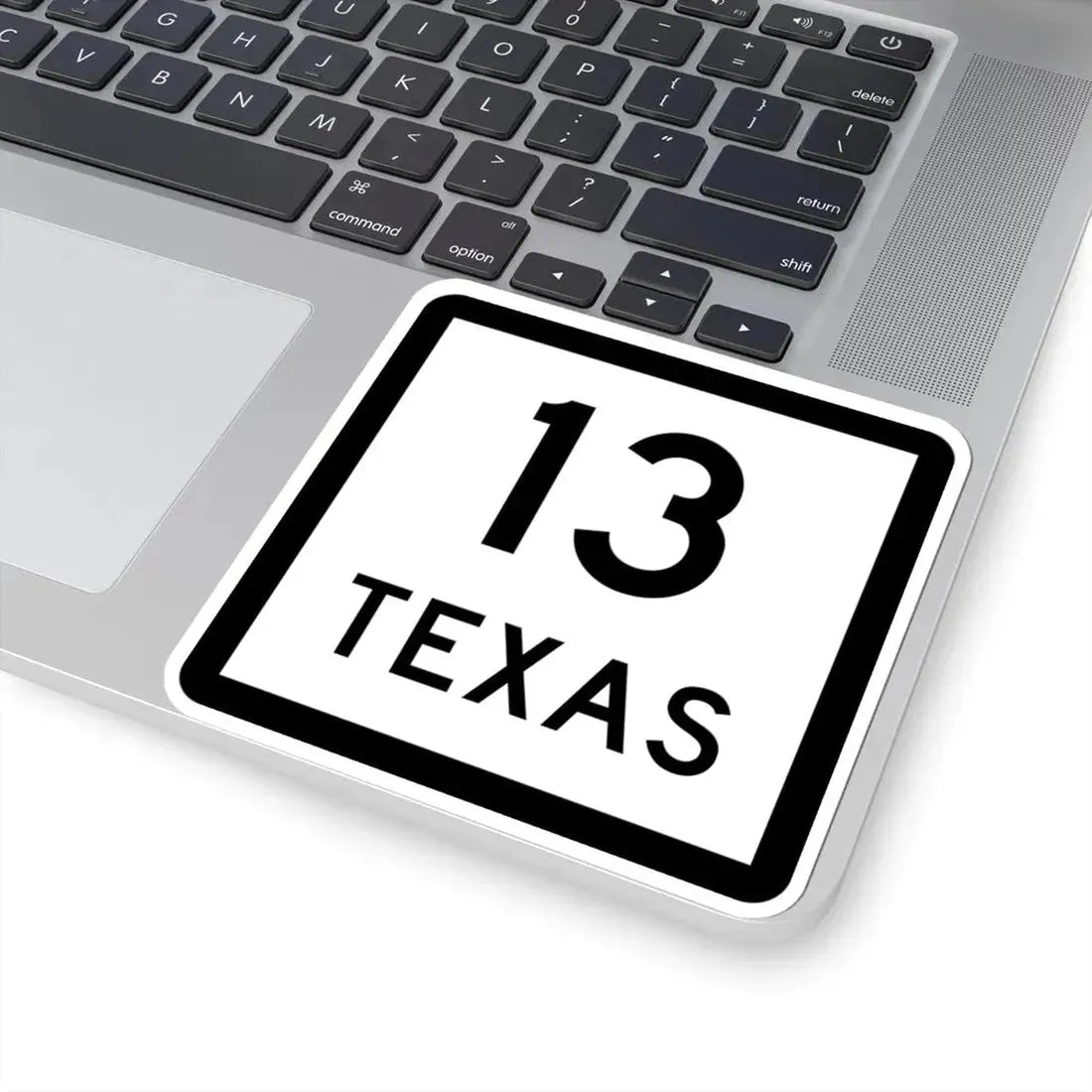 Texas 13 (Texas) (Road Sign) STICKER Vinyl Kiss-Cut Decal - The Sticker Space