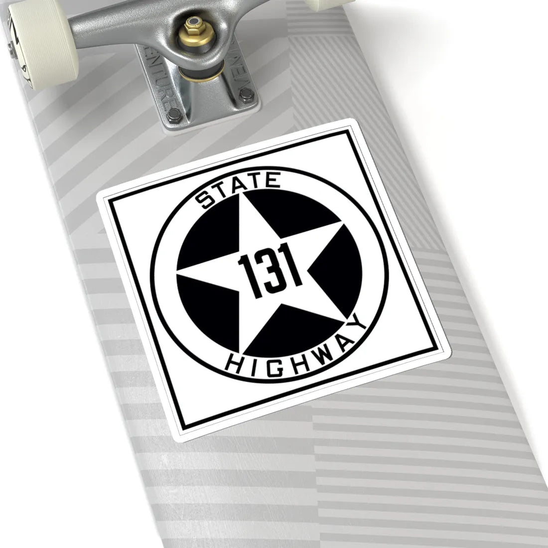 Texas 131 1917 (Texas) (Road Sign) STICKER Vinyl Kiss-Cut Decal - The Sticker Space