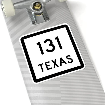 Texas 131 (Texas) (Road Sign) STICKER Vinyl Kiss-Cut Decal - The Sticker Space