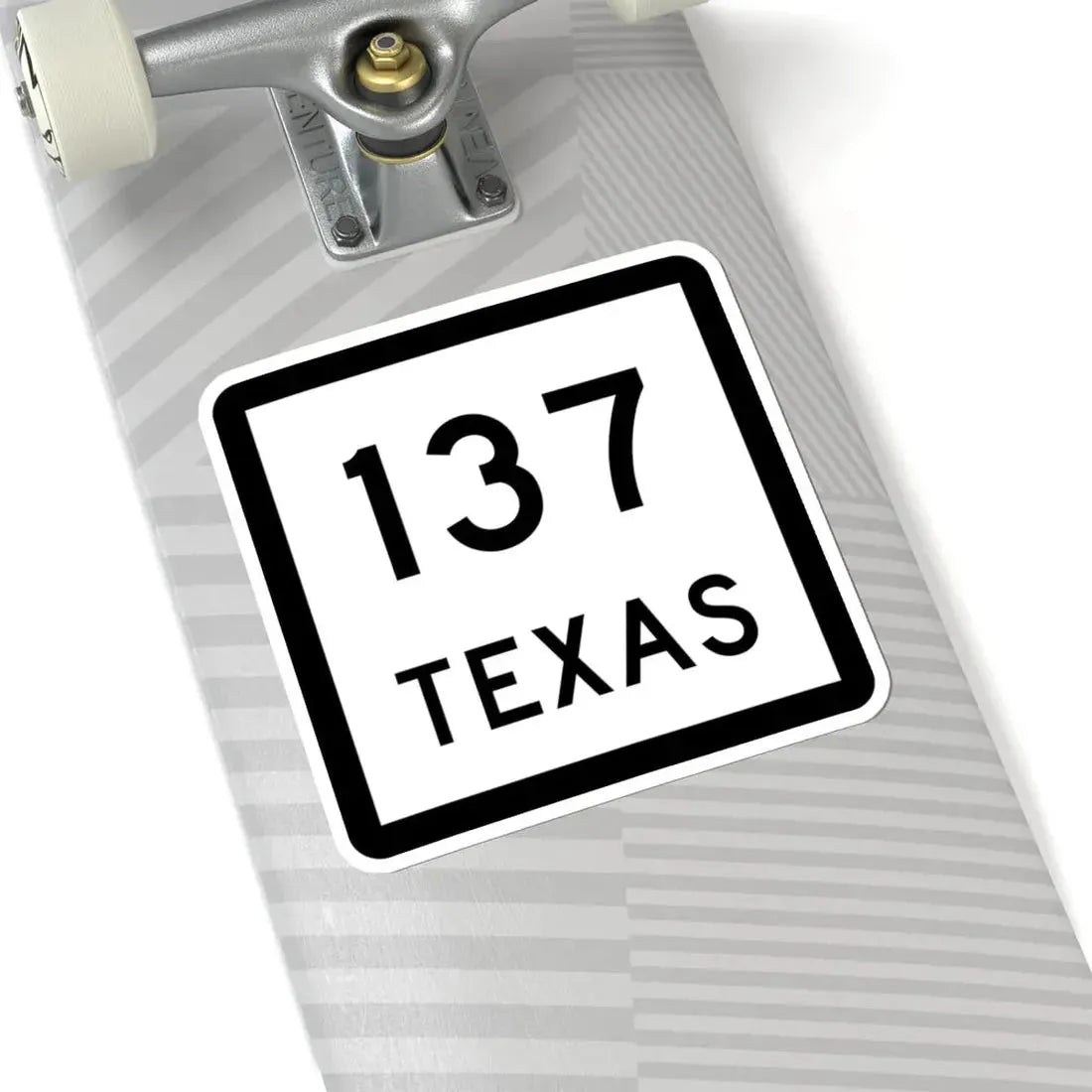 Texas 137 (Texas) (Road Sign) STICKER Vinyl Kiss-Cut Decal - The Sticker Space