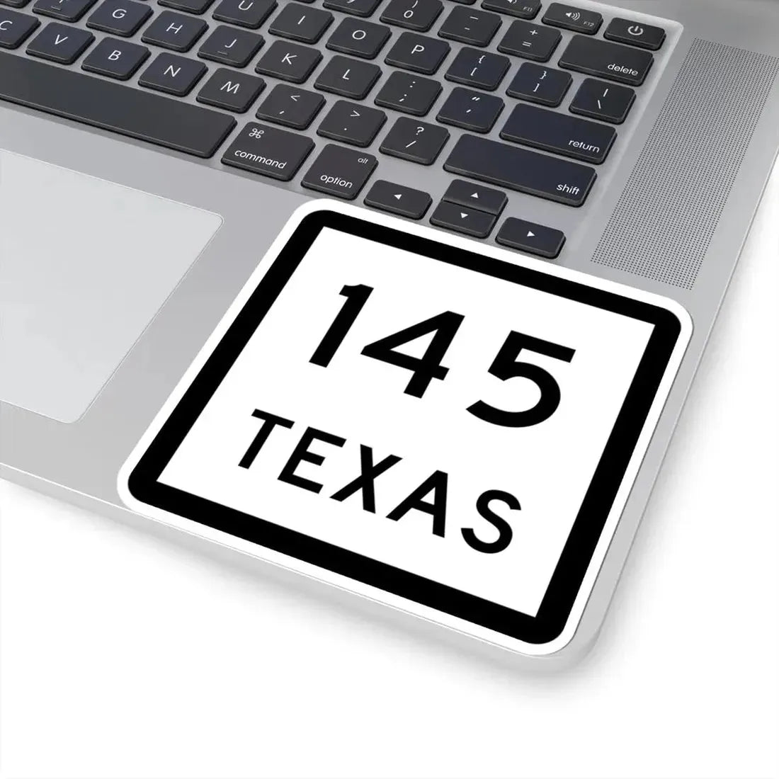 Texas 145 (Texas) (Road Sign) STICKER Vinyl Kiss-Cut Decal - The Sticker Space