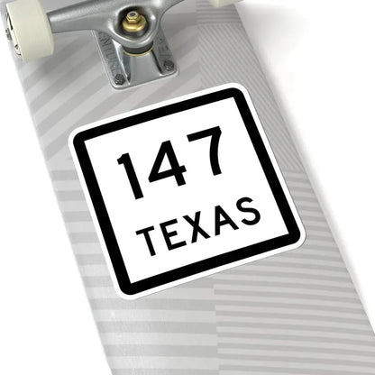 Texas 147 (Texas) (Road Sign) STICKER Vinyl Kiss-Cut Decal - The Sticker Space