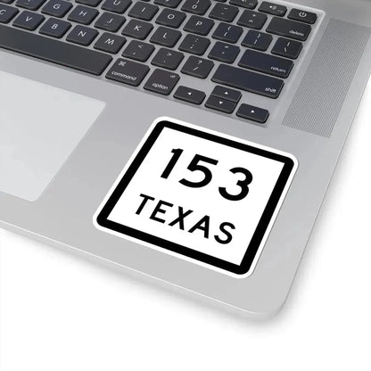 Texas 153 (Texas) (Road Sign) STICKER Vinyl Kiss-Cut Decal - The Sticker Space