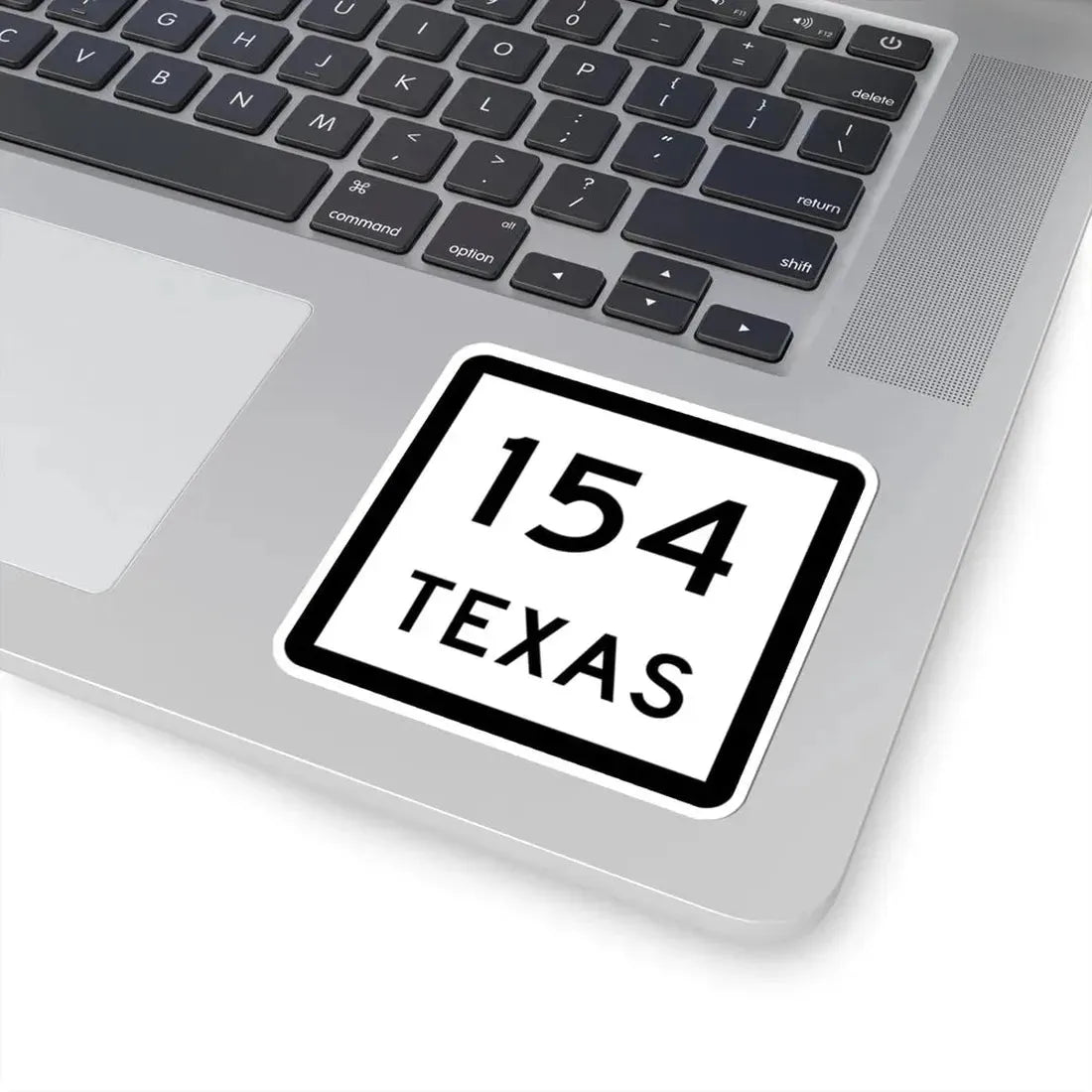 Texas 154 (Texas) (Road Sign) STICKER Vinyl Kiss-Cut Decal - The Sticker Space