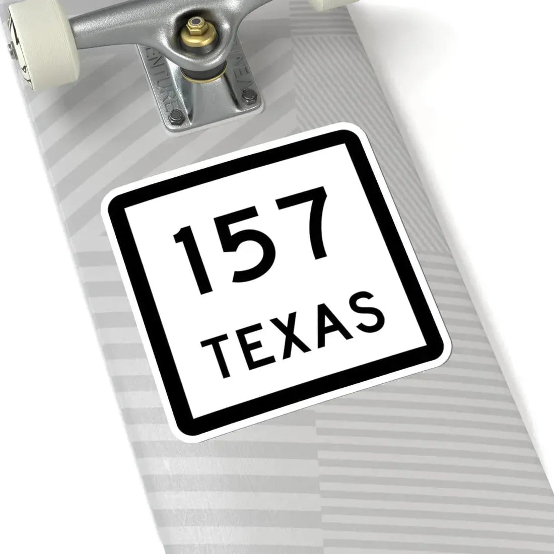 Texas 157 (Texas) (Road Sign) STICKER Vinyl Kiss-Cut Decal - The Sticker Space