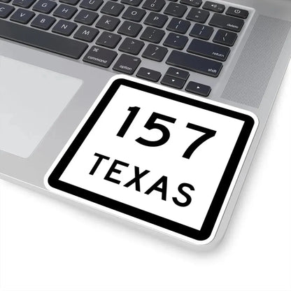 Texas 157 (Texas) (Road Sign) STICKER Vinyl Kiss-Cut Decal - The Sticker Space