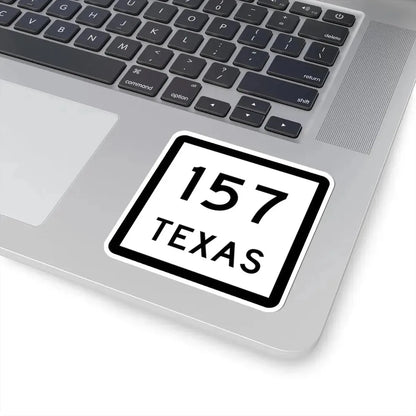 Texas 157 (Texas) (Road Sign) STICKER Vinyl Kiss-Cut Decal - The Sticker Space