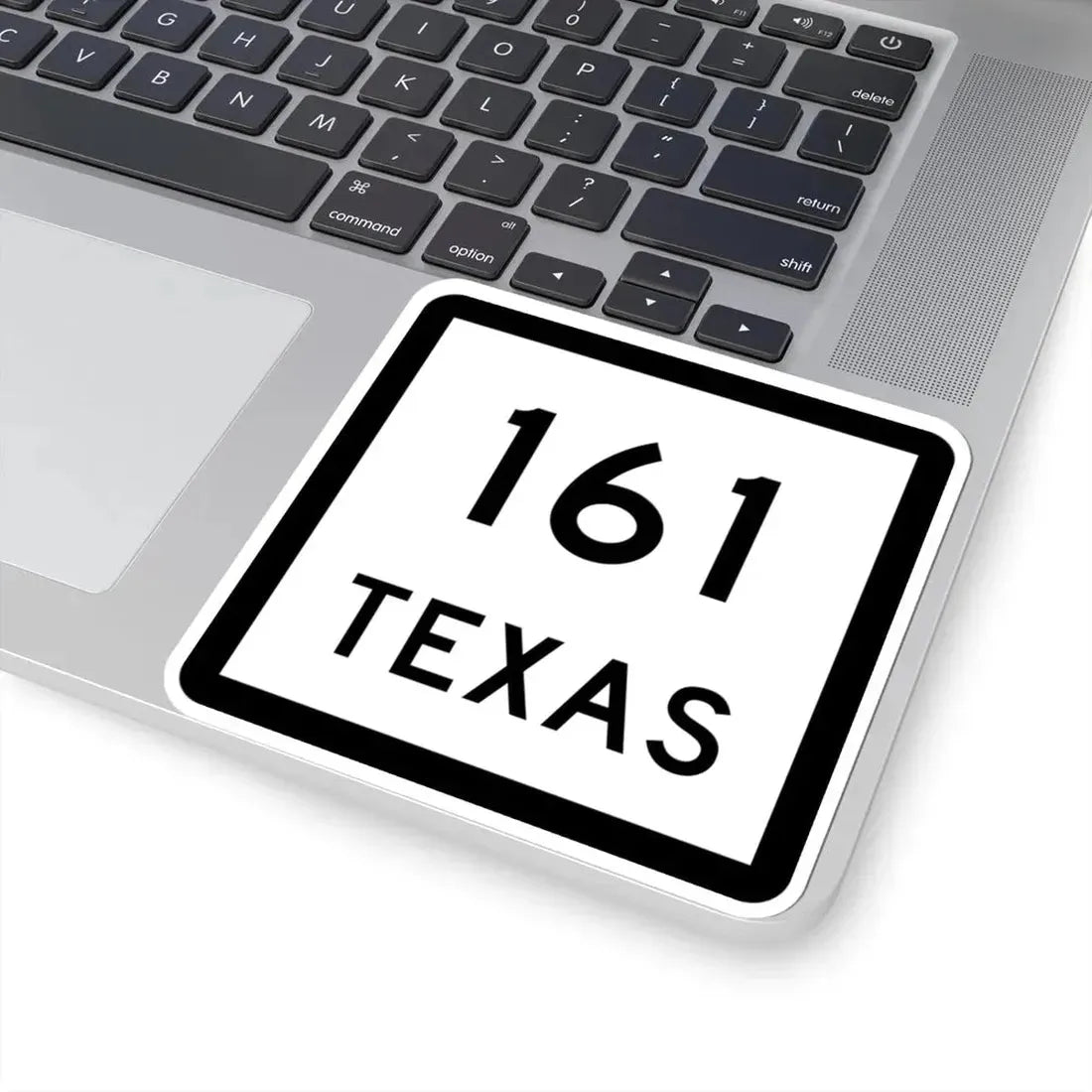Texas 161 (Texas) (Road Sign) STICKER Vinyl Kiss-Cut Decal - The Sticker Space