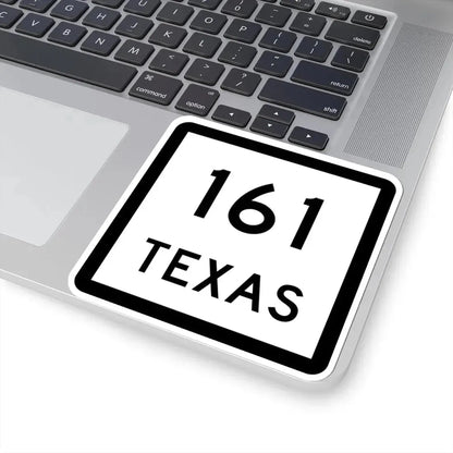 Texas 161 (Texas) (Road Sign) STICKER Vinyl Kiss-Cut Decal - The Sticker Space