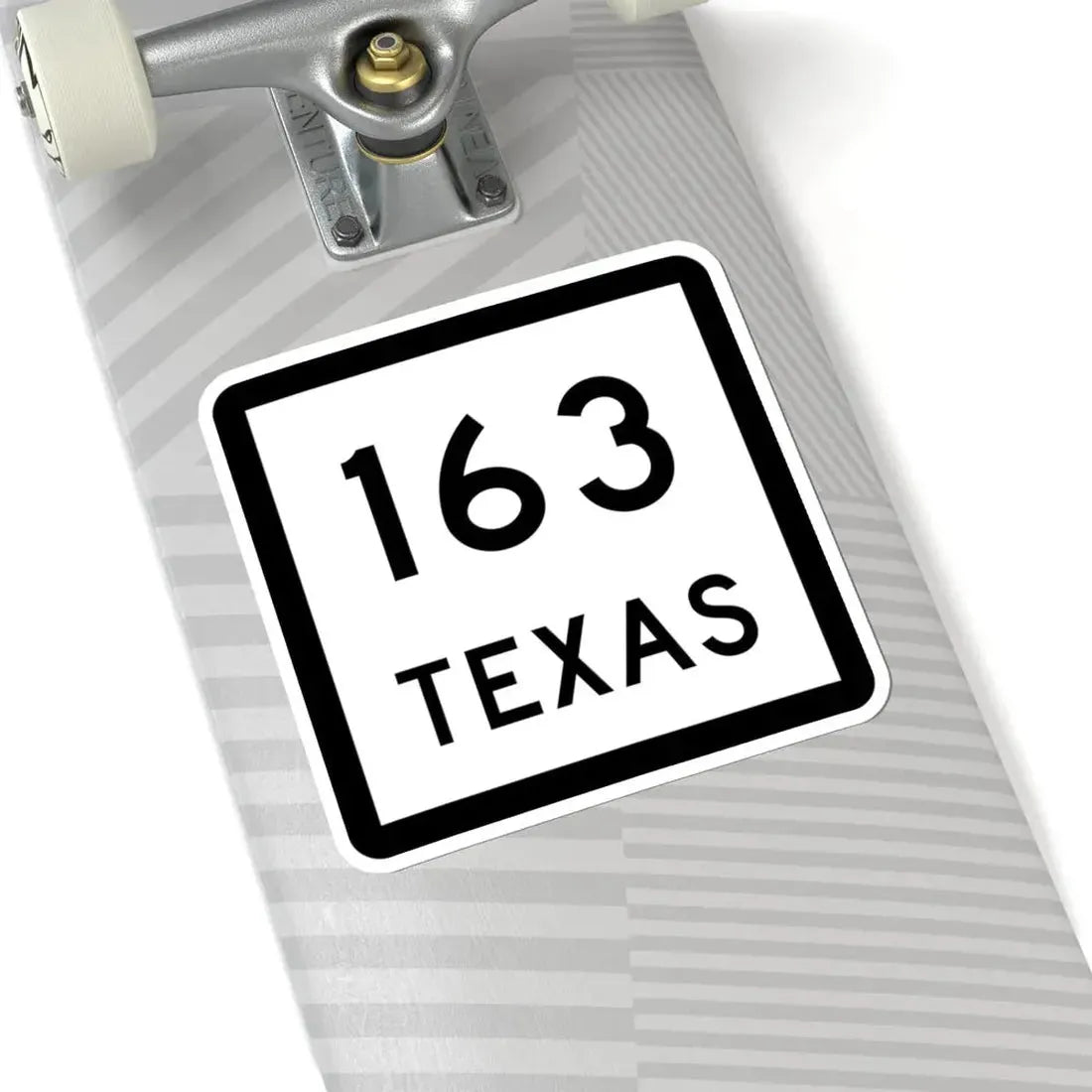 Texas 163 (Texas) (Road Sign) STICKER Vinyl Kiss-Cut Decal - The Sticker Space