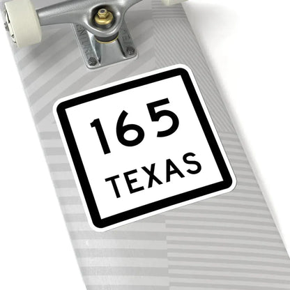 Texas 165 (Texas) (Road Sign) STICKER Vinyl Kiss-Cut Decal - The Sticker Space