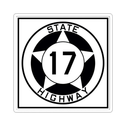 Texas 17 1935 (Texas) (Road Sign) STICKER Vinyl Kiss-Cut Decal 2 Inch White - The Sticker Space