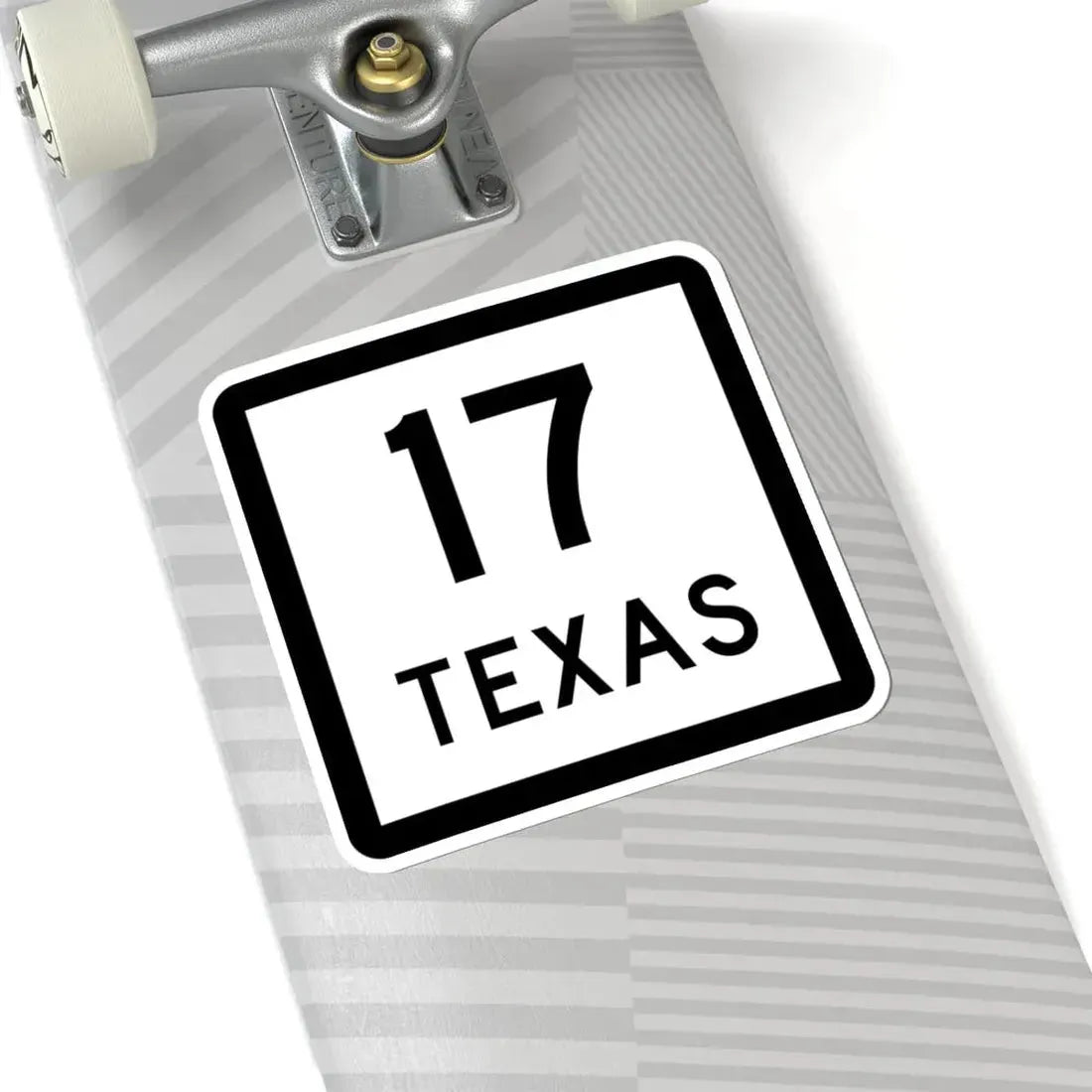 Texas 17 (Texas) (Road Sign) STICKER Vinyl Kiss-Cut Decal - The Sticker Space