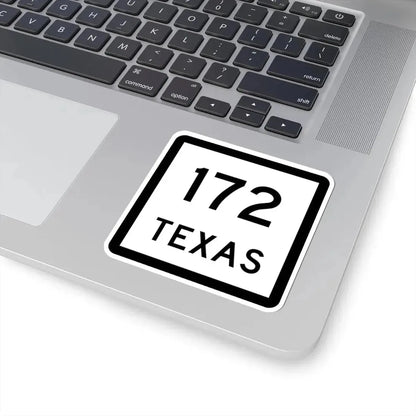 Texas 172 (Texas) (Road Sign) STICKER Vinyl Kiss-Cut Decal - The Sticker Space