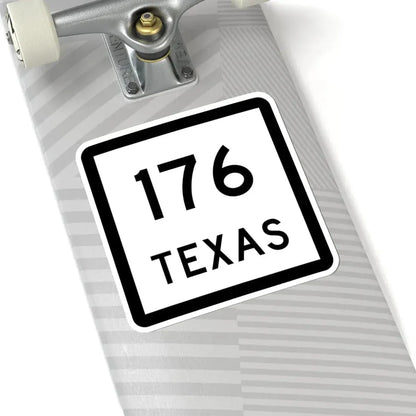 Texas 176 (Texas) (Road Sign) STICKER Vinyl Kiss-Cut Decal - The Sticker Space