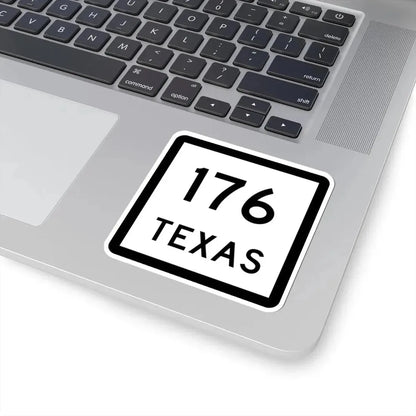 Texas 176 (Texas) (Road Sign) STICKER Vinyl Kiss-Cut Decal - The Sticker Space