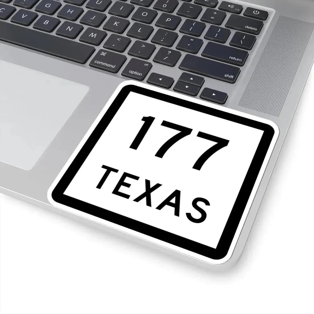 Texas 177 (Texas) (Road Sign) STICKER Vinyl Kiss-Cut Decal - The Sticker Space