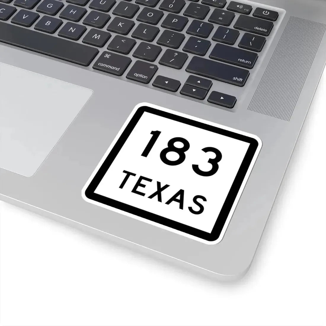 Texas 183 (Texas) (Road Sign) STICKER Vinyl Kiss-Cut Decal - The Sticker Space