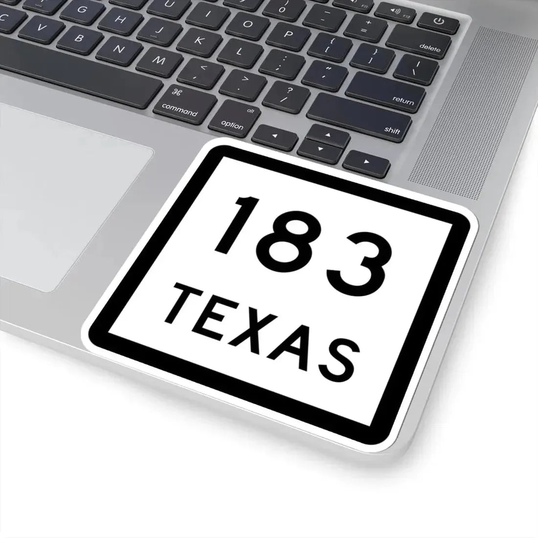 Texas 183 (Texas) (Road Sign) STICKER Vinyl Kiss-Cut Decal - The Sticker Space