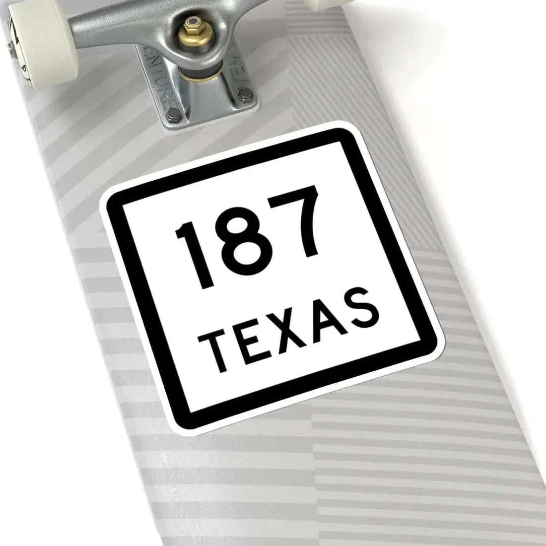 Texas 187 (Texas) (Road Sign) STICKER Vinyl Kiss-Cut Decal - The Sticker Space