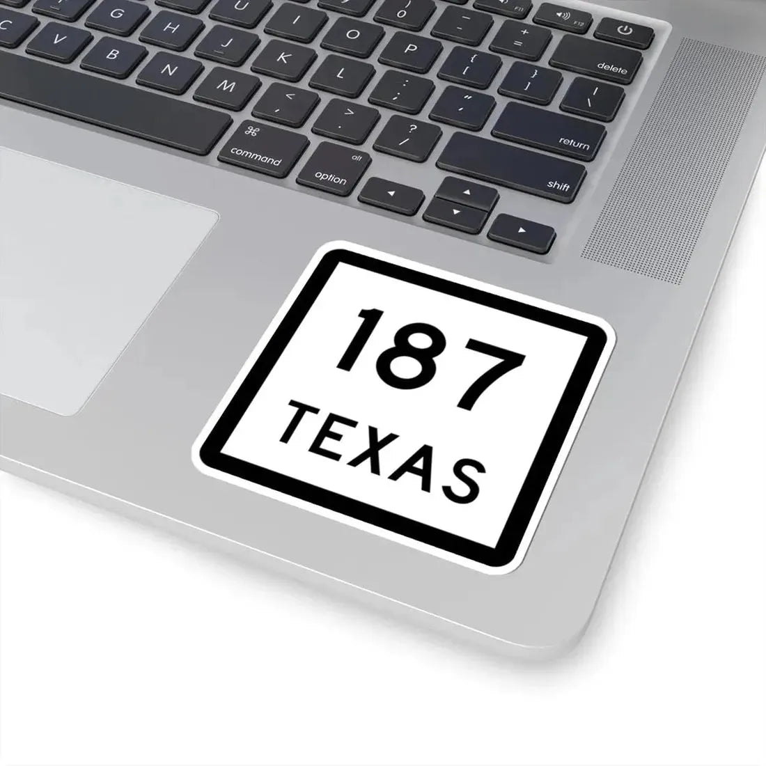 Texas 187 (Texas) (Road Sign) STICKER Vinyl Kiss-Cut Decal - The Sticker Space