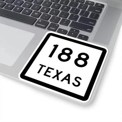 Texas 188 (Texas) (Road Sign) STICKER Vinyl Kiss-Cut Decal - The Sticker Space