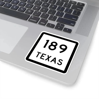 Texas 189 (Texas) (Road Sign) STICKER Vinyl Kiss-Cut Decal - The Sticker Space