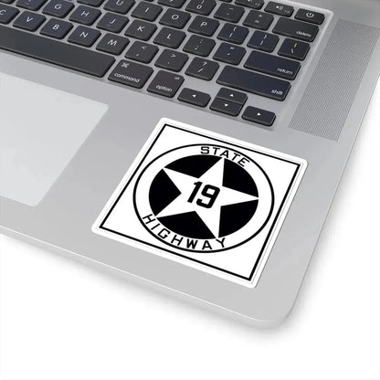 Texas 19 1917 (Texas) (Road Sign) STICKER Vinyl Kiss-Cut Decal - The Sticker Space