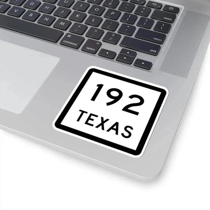 Texas 192 (Texas) (Road Sign) STICKER Vinyl Kiss-Cut Decal - The Sticker Space