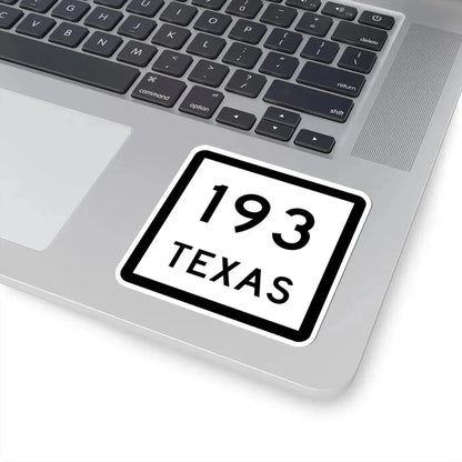 Texas 193 (Texas) (Road Sign) STICKER Vinyl Kiss-Cut Decal - The Sticker Space