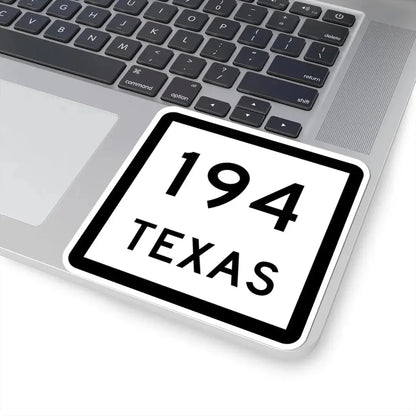 Texas 194 (Texas) (Road Sign) STICKER Vinyl Kiss-Cut Decal - The Sticker Space