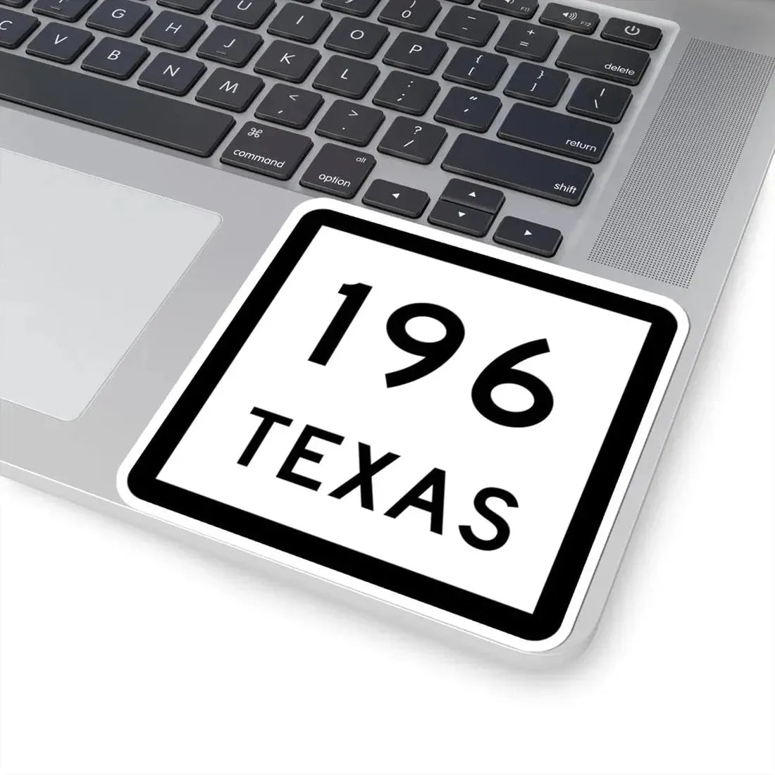 Texas 196 (Texas) (Road Sign) STICKER Vinyl Kiss-Cut Decal - The Sticker Space