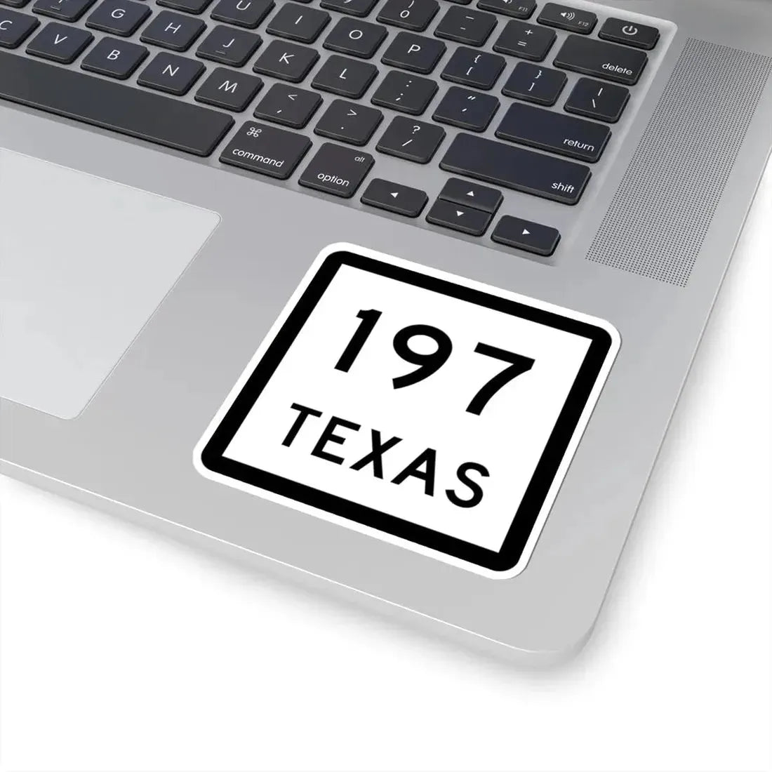 Texas 197 (Texas) (Road Sign) STICKER Vinyl Kiss-Cut Decal - The Sticker Space