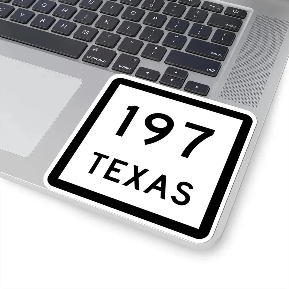 Texas 197 (Texas) (Road Sign) STICKER Vinyl Kiss-Cut Decal - The Sticker Space