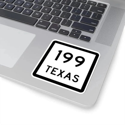 Texas 199 (Texas) (Road Sign) STICKER Vinyl Kiss-Cut Decal - The Sticker Space