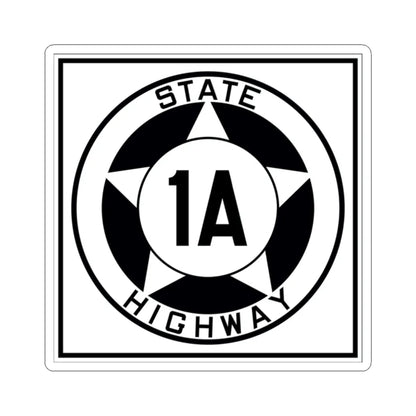 Texas 1A 1935 (Texas) (Road Sign) STICKER Vinyl Kiss-Cut Decal 2 Inch White - The Sticker Space